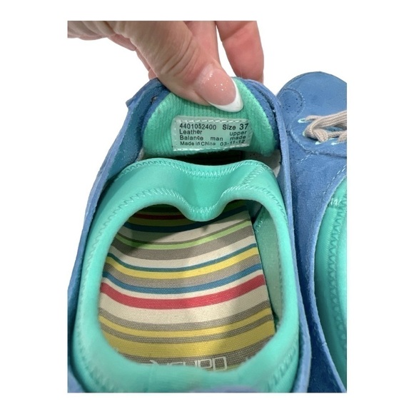 DANSKO Elise Light Blue Suede Comfort Sneakers Shoes size 37 US 6.5-7 - Picture 5 of 10